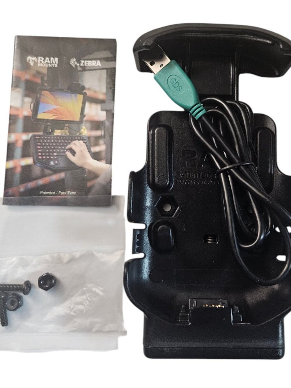 RAM Mounts Powered Dock for Zebra TC51 TC52 TC56 TC57 NIB